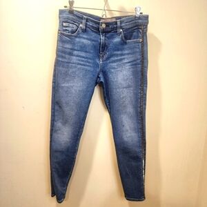 7 For All Mankind Washed  Blue Jeans